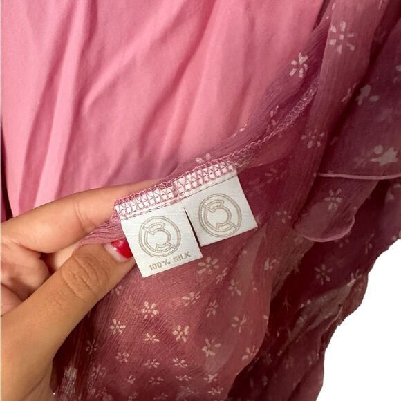 Cloe Cassandro Pink Dress w/ Slip - Picture 5 of 7